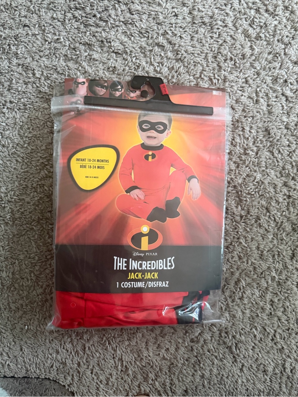 Brand New: The Incredibles Jack-Jack Red Kids Costume